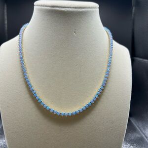 Melinda Maria Blue Beaded Necklace